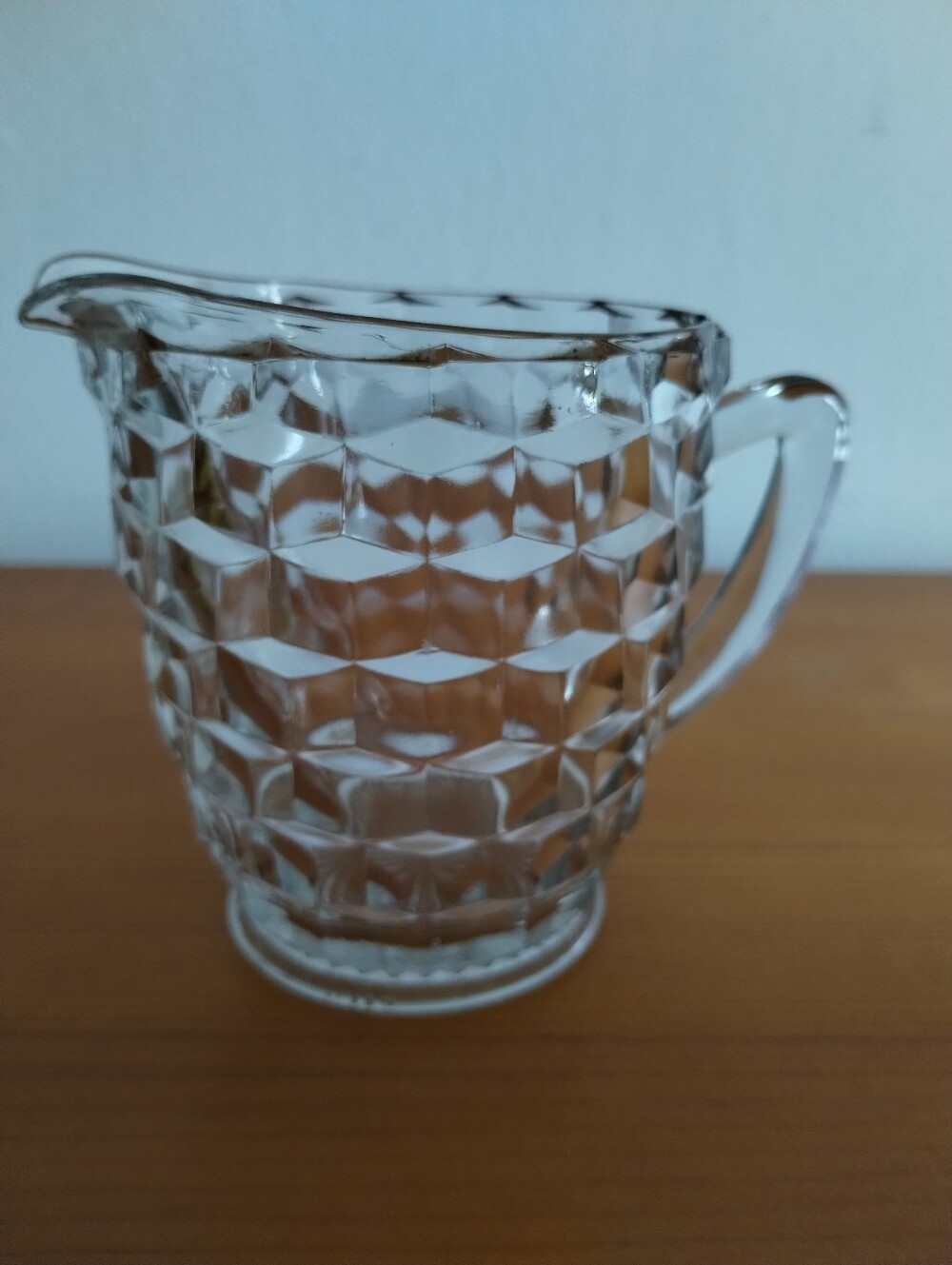 VTG Clair Glass Creamer